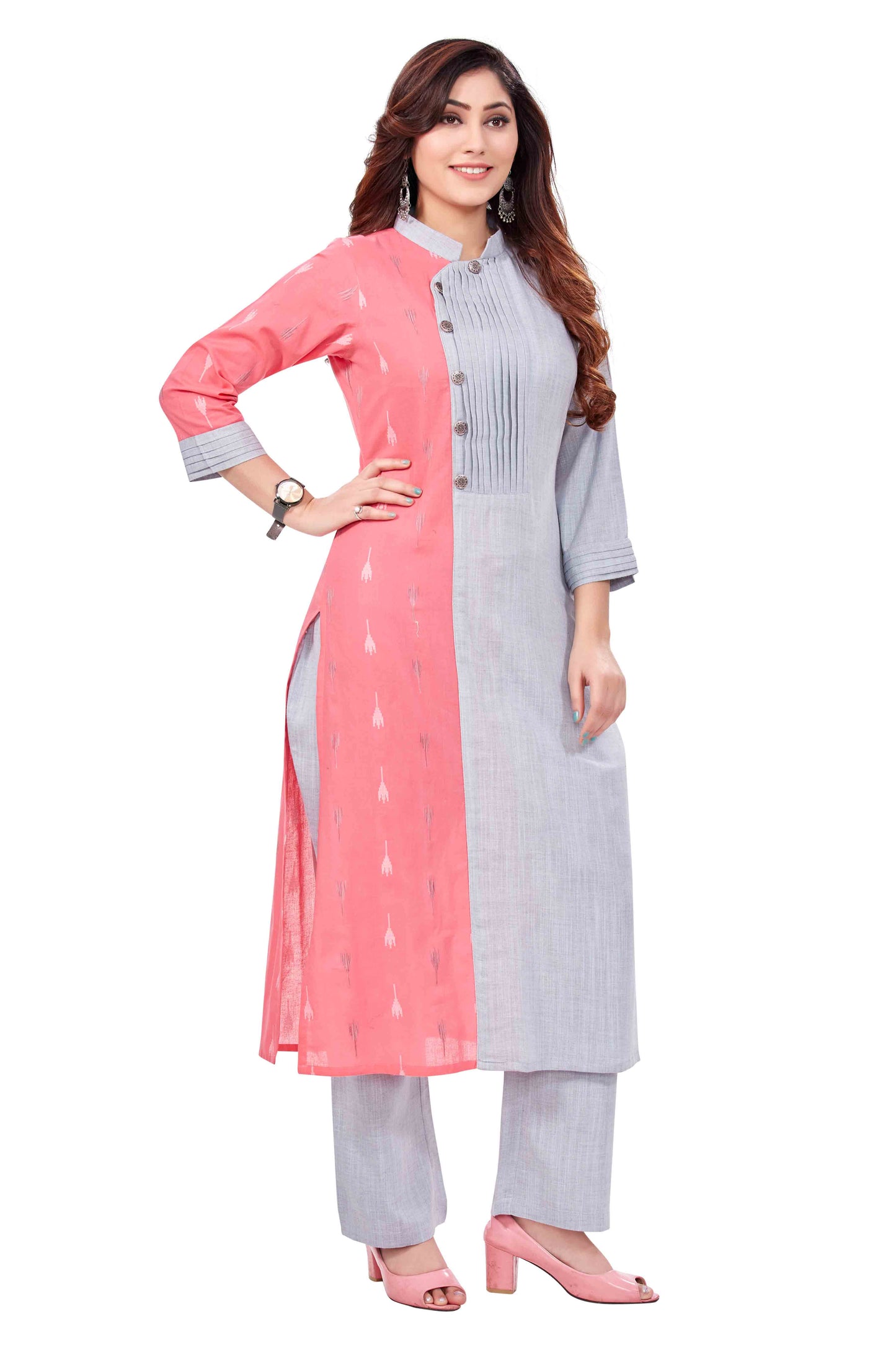 Smart Casual Simple Kurti In Two Colour